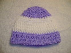 lavenderwhite hat